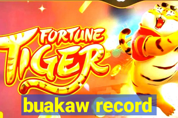 buakaw record